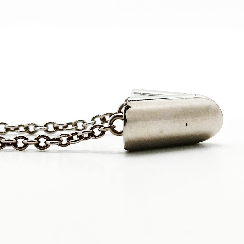 No Tariff Louis Vuitton Necklace Silver #196806L14 - Picture 3 of 8